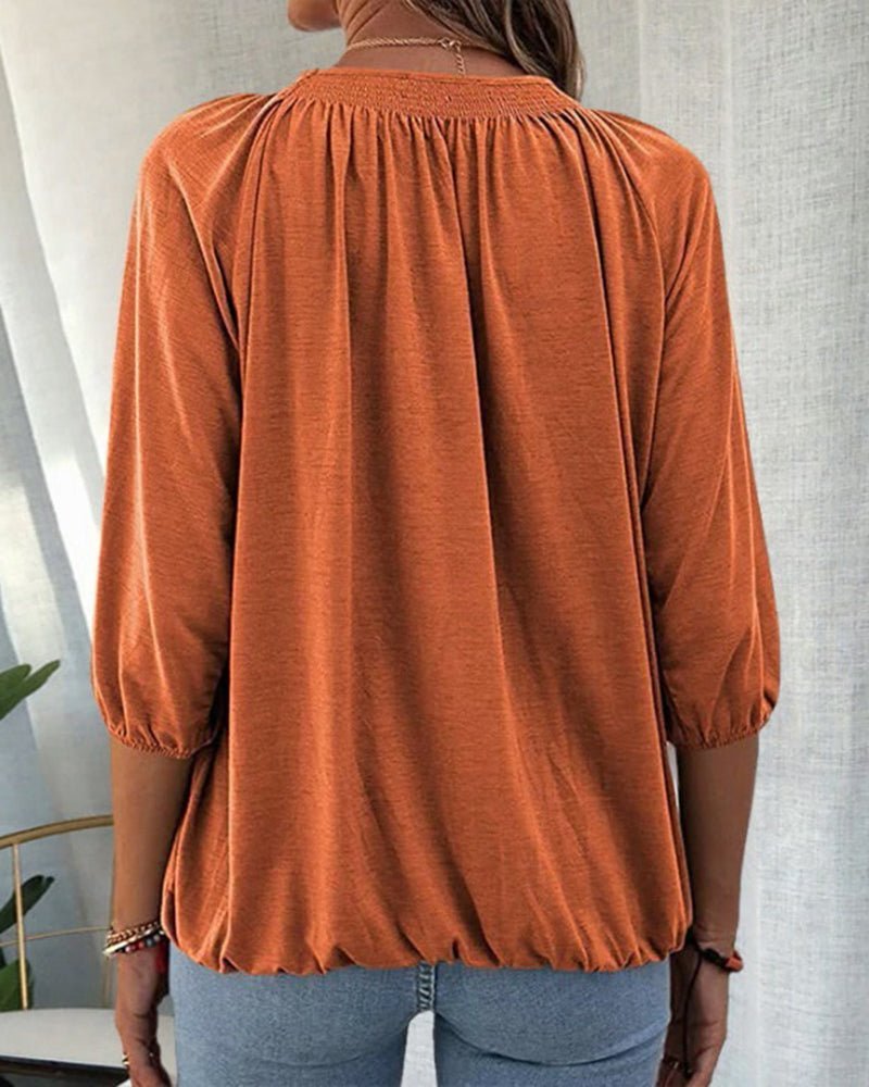 Lauren | Classic 3/4 Sleeve Tee