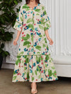 Shirley | Floral Print Ruffle Dress