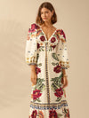 Una | Floral Holiday Dress