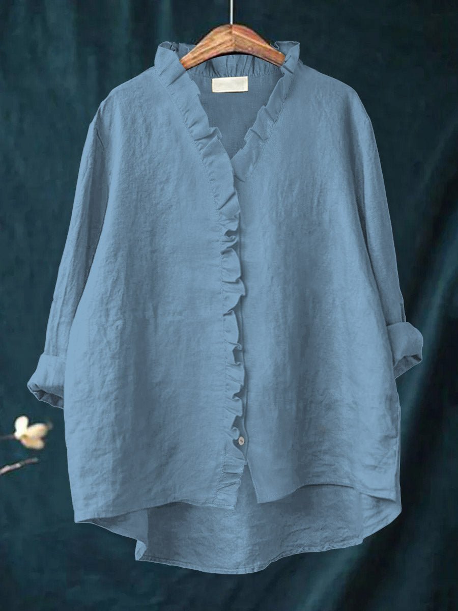 Rica | Retro Ruffle Blouse