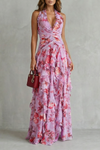 Belladina | Rose Halter Maxi Dress