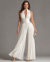 Anneliese | Wide Leg Halter Jumpsuit