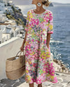 Thera | Floral Midi Dress