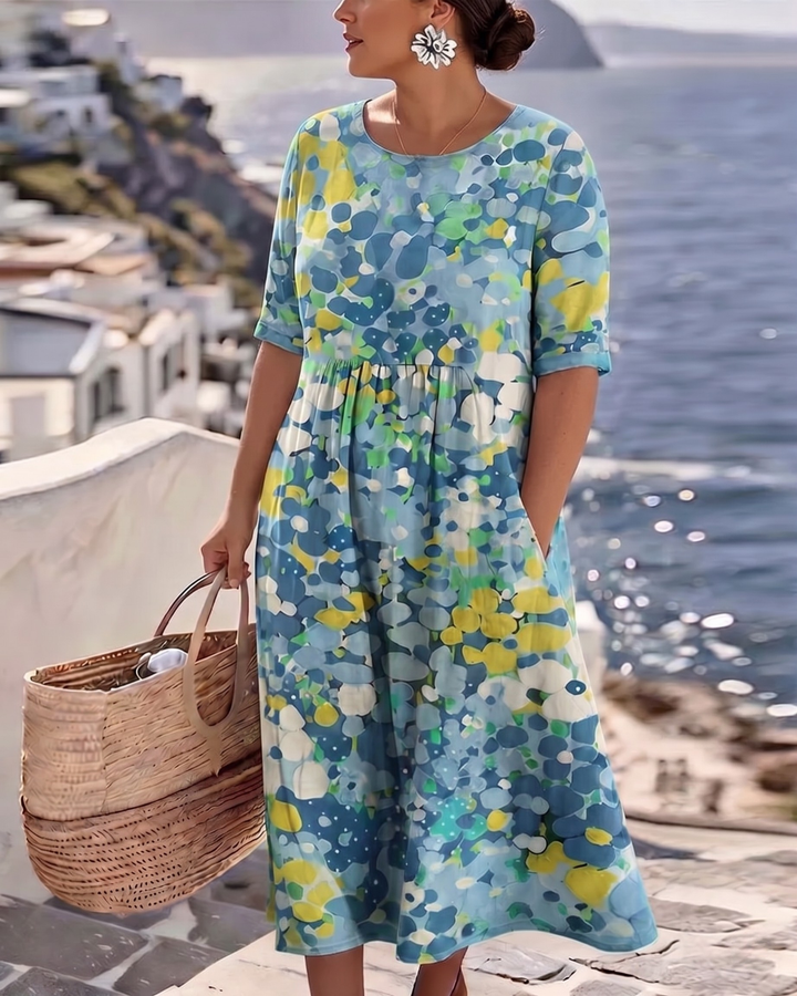 Clover | Floral Summer Midi Dress