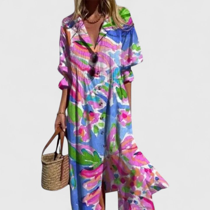 Perla | Boho Maxi Dress