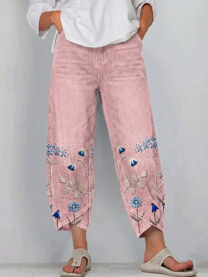 Beatrix Casual Comfort Trousers in Pink