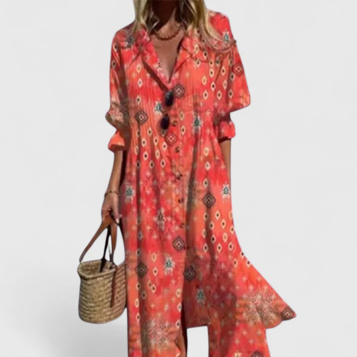 Perla | Boho Maxi Dress