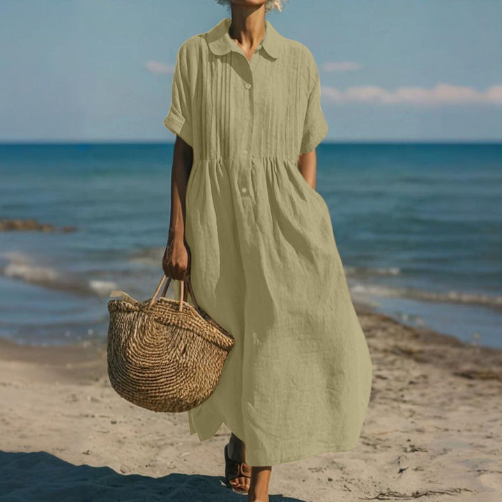 Harriet | Collared Button Dress