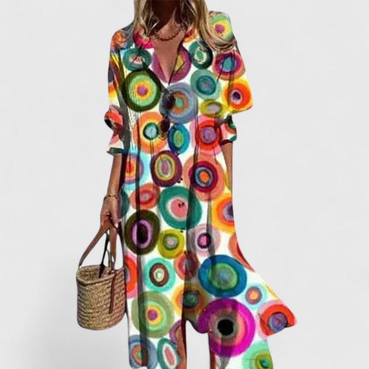 Perla | Boho Maxi Dress