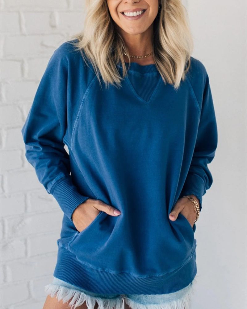 Flor | Ribbed Pocket Jumper