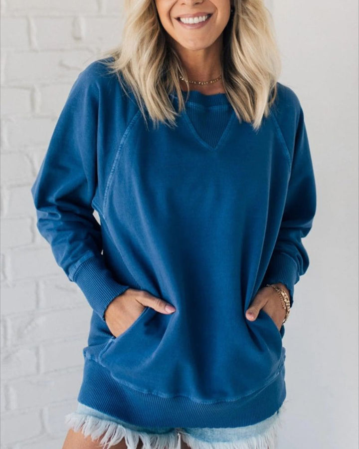 Flor | Ribbed Pocket Jumper