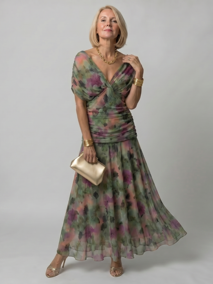 Zenaide | Off Shoulder Midi Dress