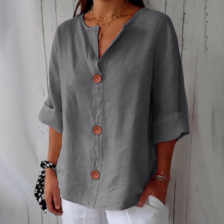 Wren | Relaxed Linen Summer Blouse
