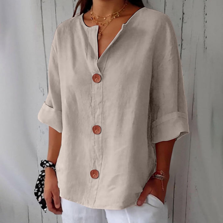 Wren | Relaxed Linen Summer Blouse
