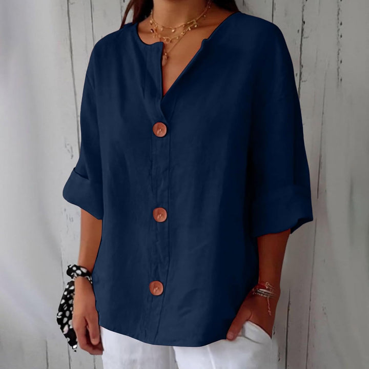 Wren | Relaxed Linen Summer Blouse