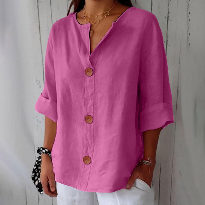 Wren | Relaxed Linen Summer Blouse