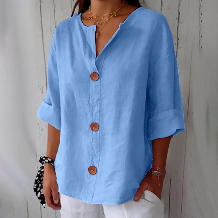 Wren | Relaxed Linen Summer Blouse