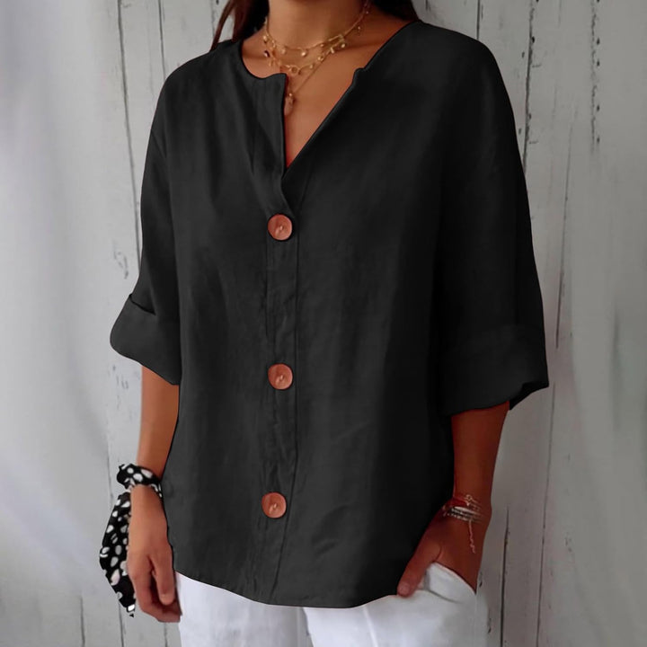 Wren | Relaxed Linen Summer Blouse