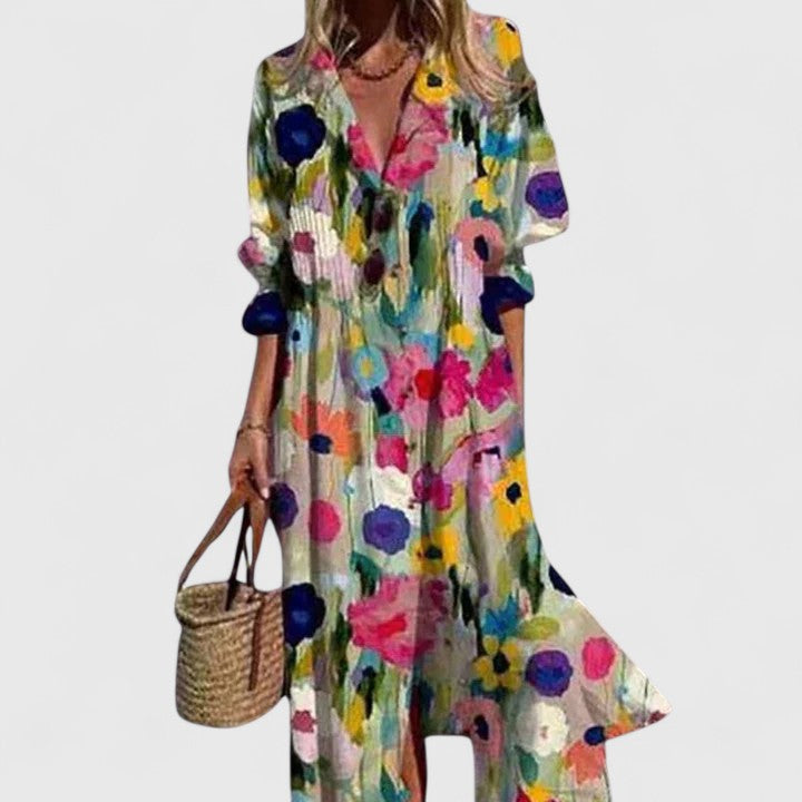 Perla | Boho Maxi Dress