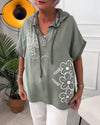 Esme | Floral Hooded Blouse