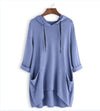 Lyn | Elegant Draped Sweatshirt