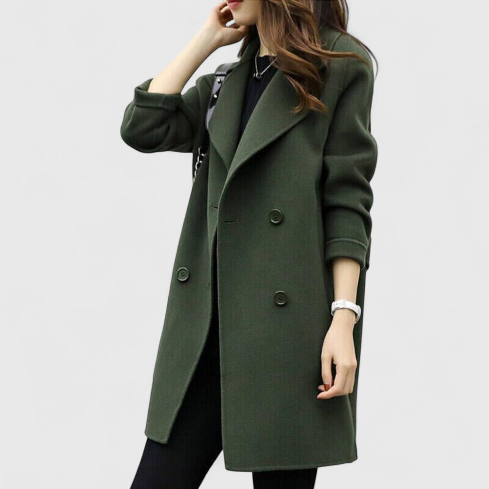 NEPHELE longline coat brown