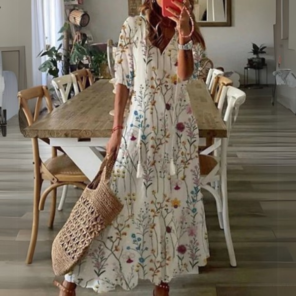 Paisley | Chic Boho Midi Dress