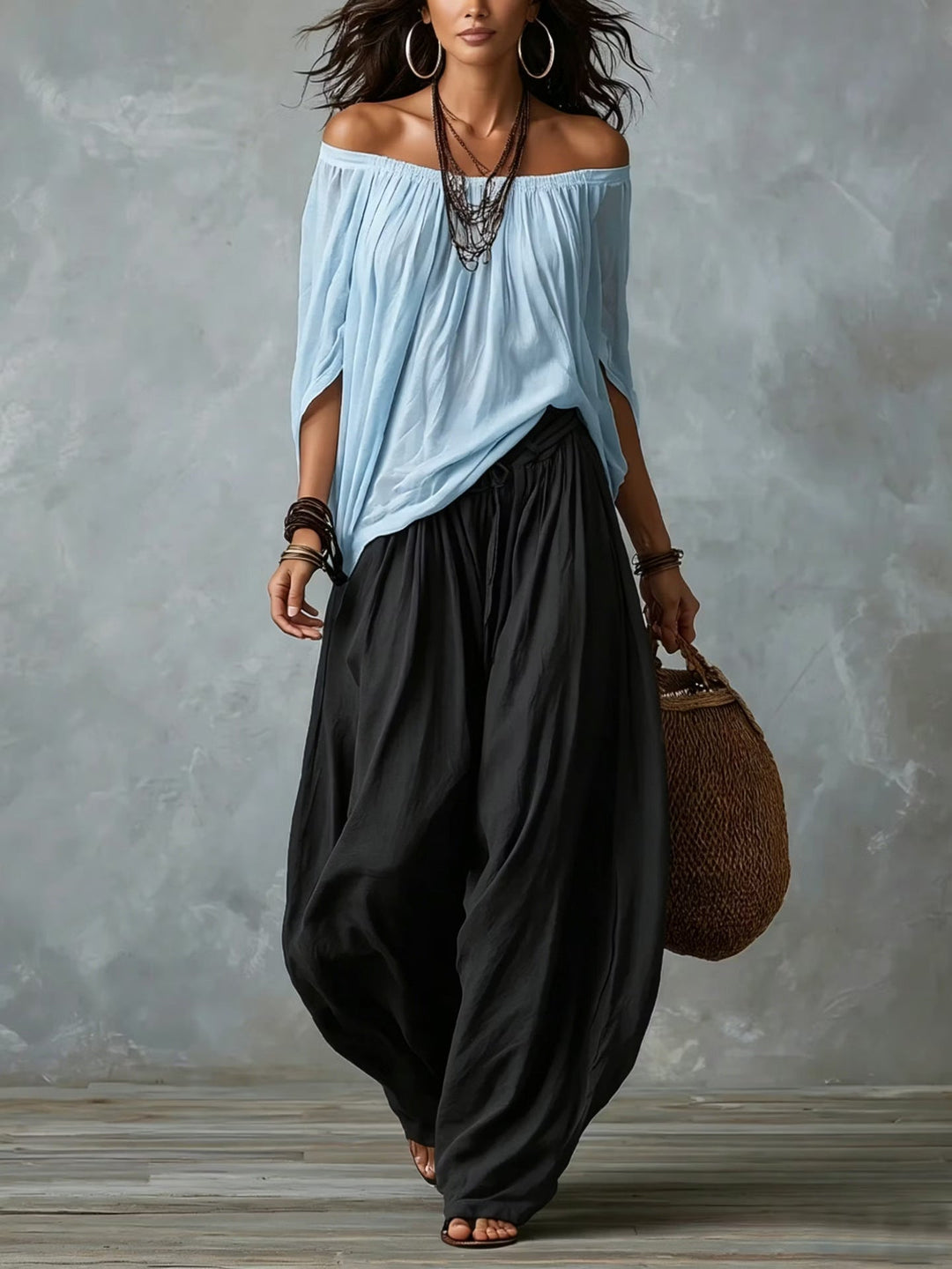 Alberta | Effortless Off-Shoulder Two-Piece Set