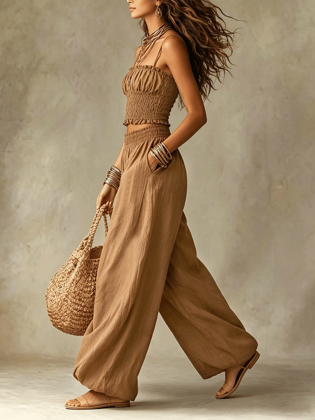 Kerry | Smocked Two-Piece Set