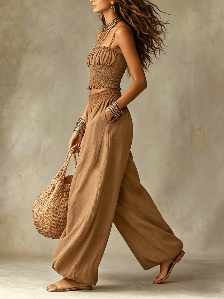 Kerry | Smocked Two-Piece Set