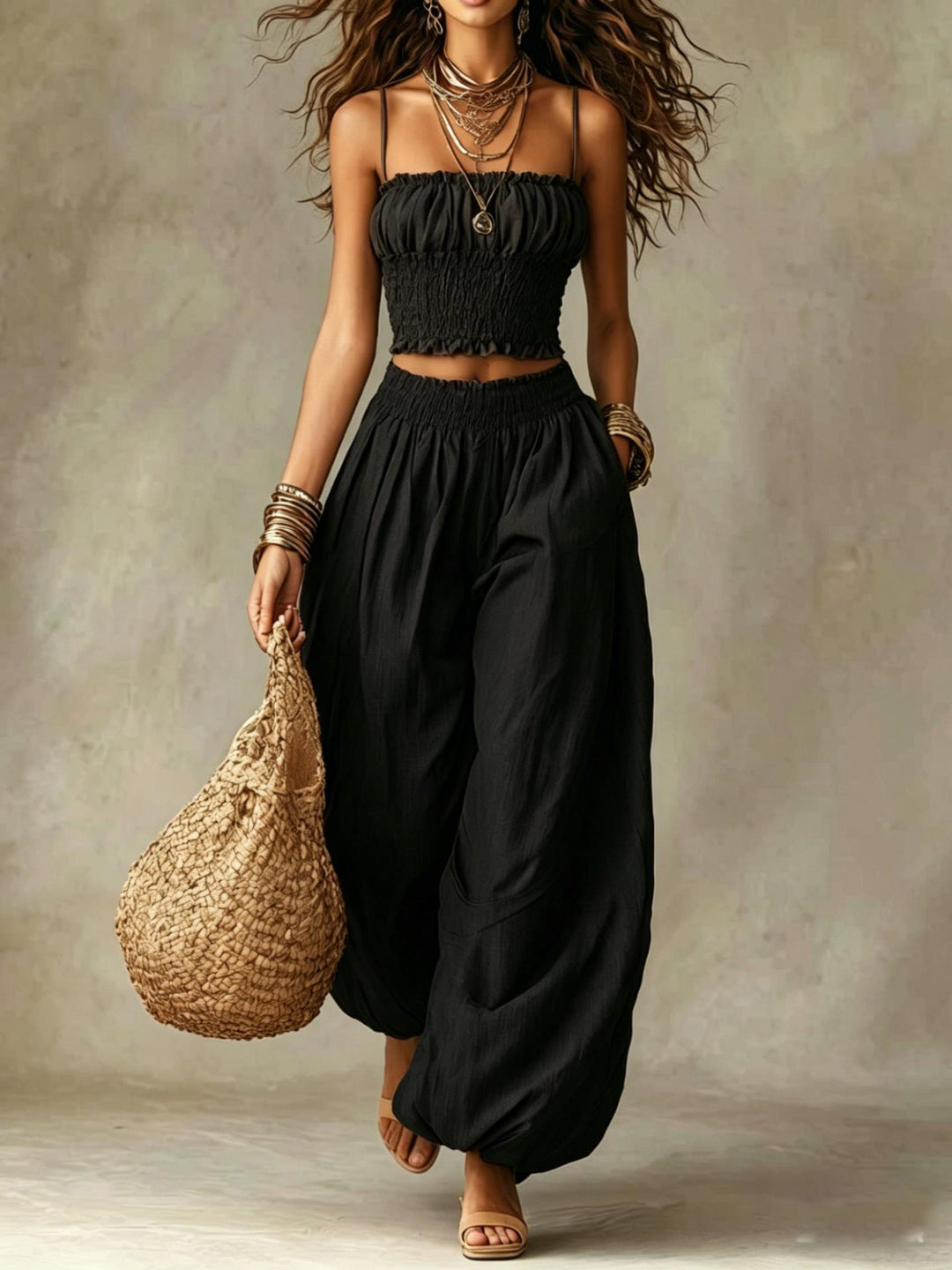 Kerry | Smocked Two-Piece Set