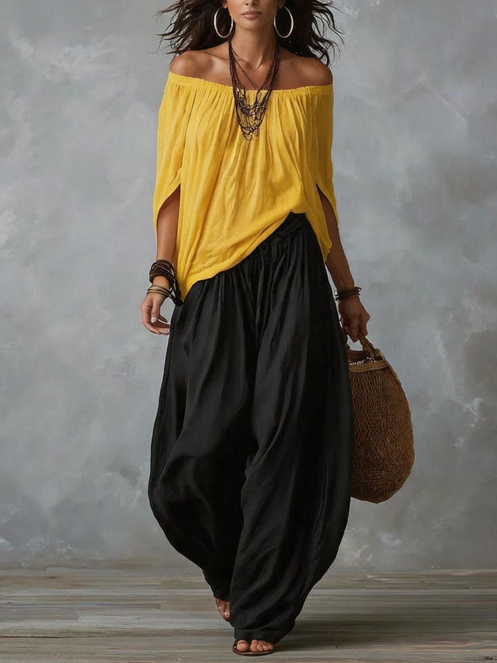 Alberta | Effortless Off-Shoulder Two-Piece Set