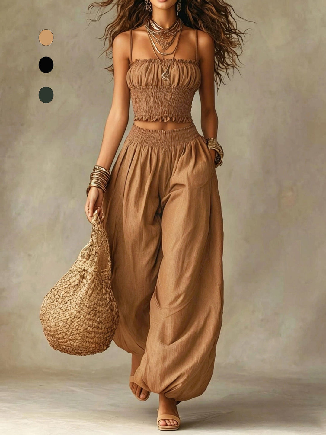 Kerry | Smocked Two-Piece Set