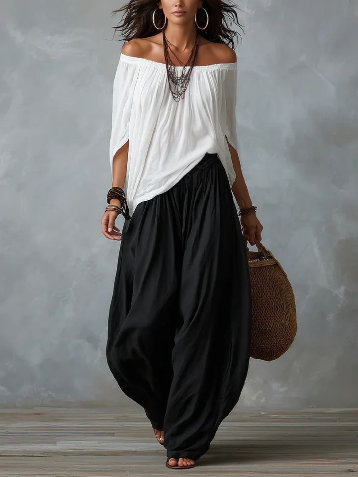 Alberta | Effortless Off-Shoulder Two-Piece Set
