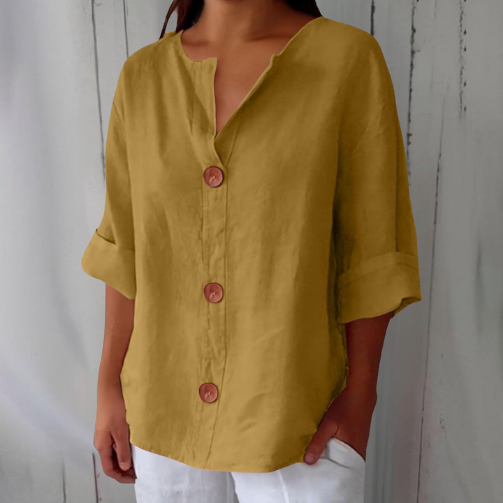 Wren | Relaxed Linen Summer Blouse