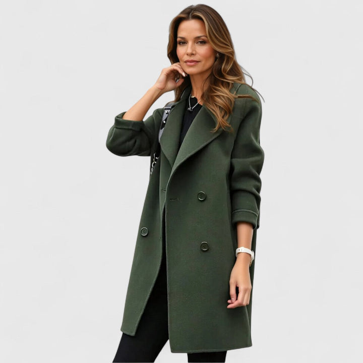 NEPHELE longline coat military green