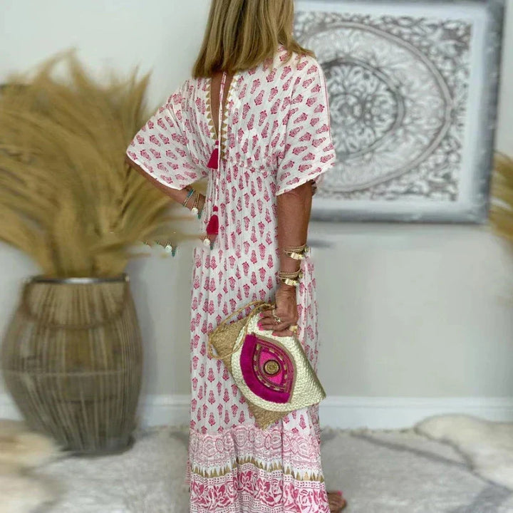 Bonita | Boho Print Maxi Dress