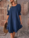 Alicia | Pleated Sleeve Dress