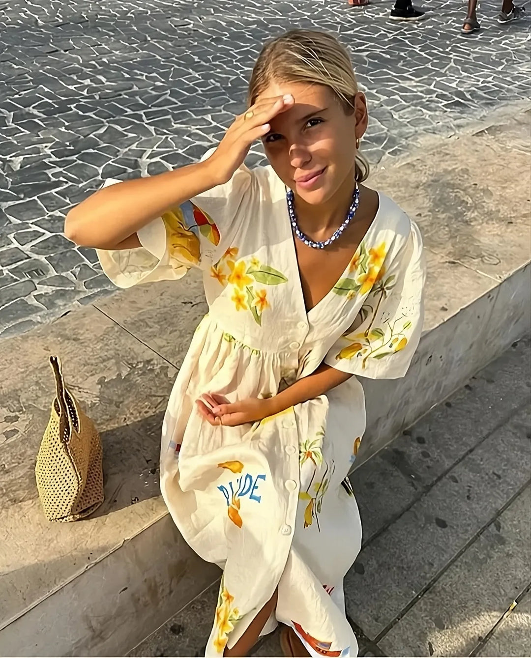 Jade | beautiful Greek Pattern Dress