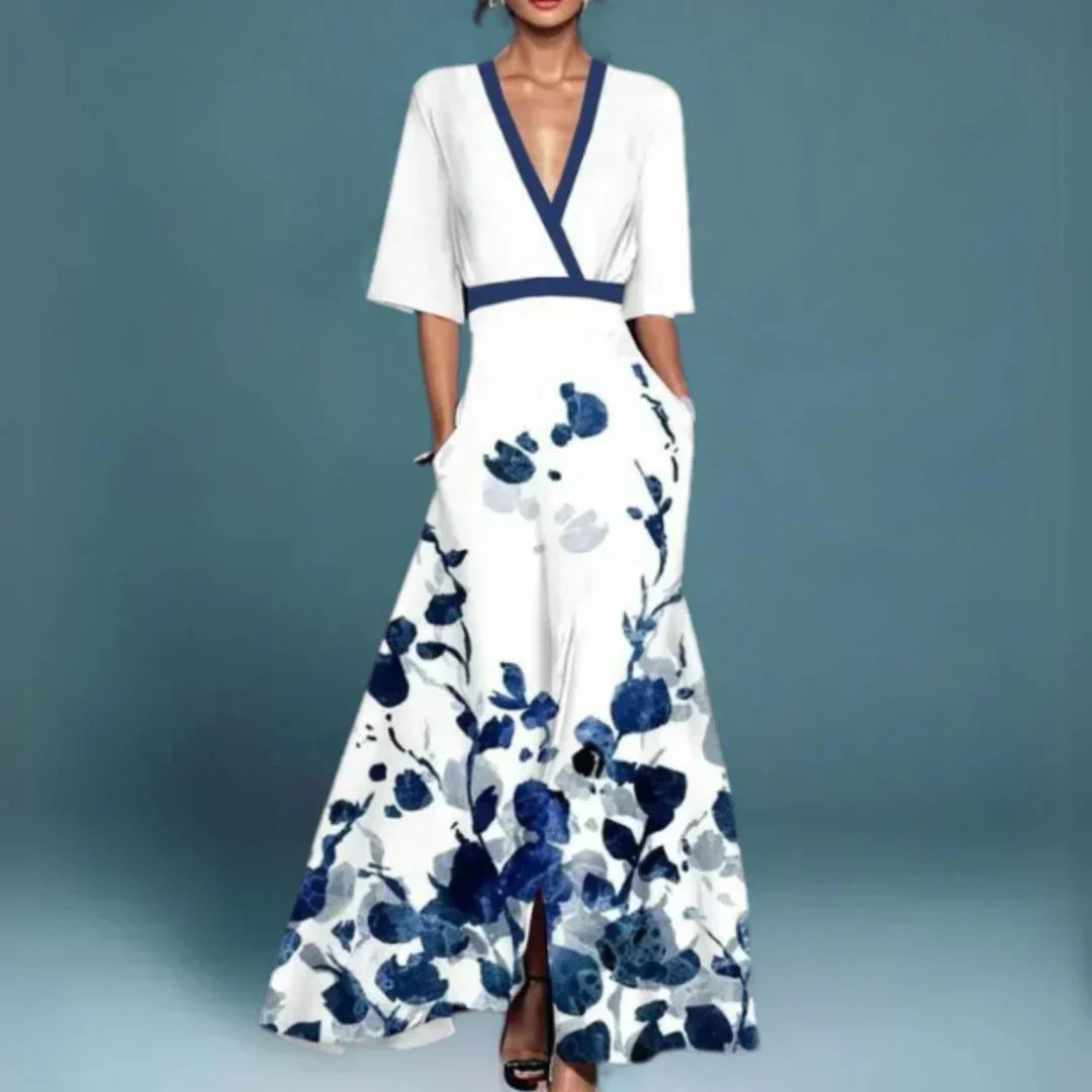 Daisy | Elegant Floral Maxi Dress