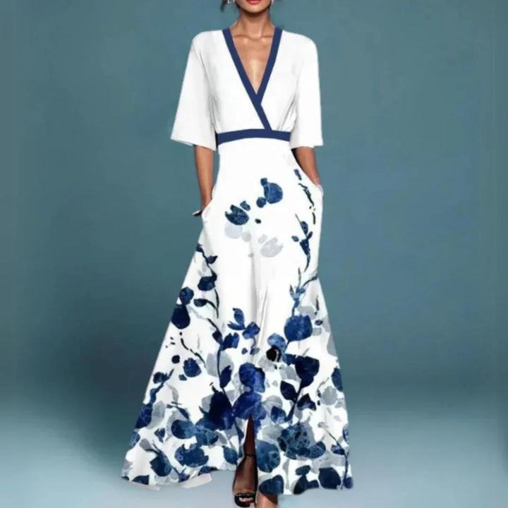 Daisy | Elegant Floral Maxi Dress