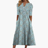 Noemi | Floral V-Neck Midi Dress