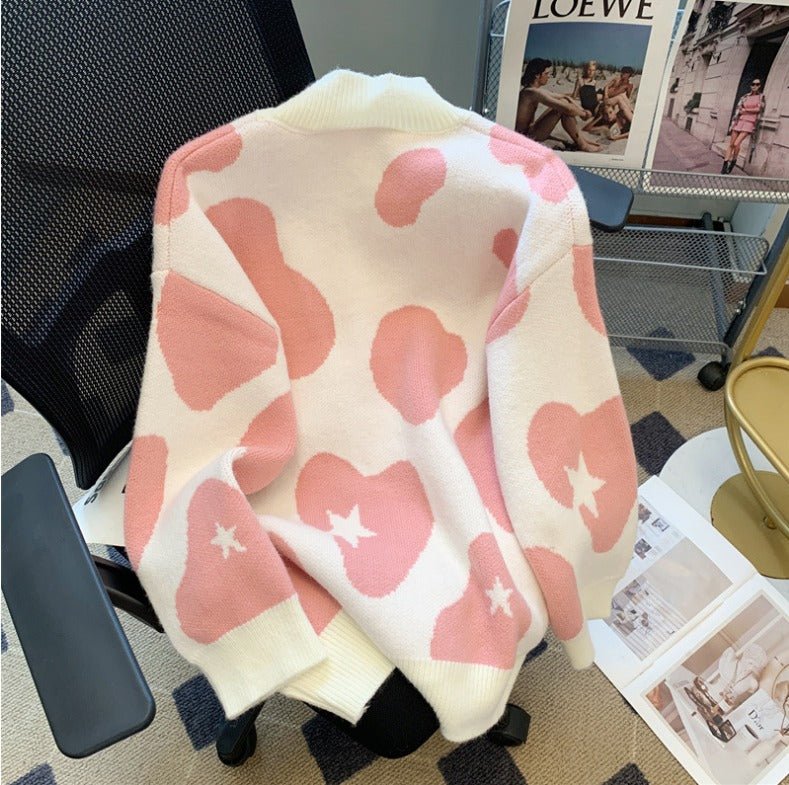 Nami | Pink Heart Jumper