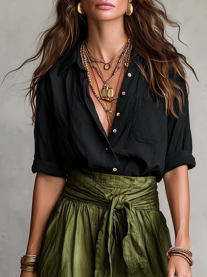 Alma | Tie-Waist Midi Set