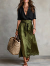 Alma | Tie-Waist Midi Set