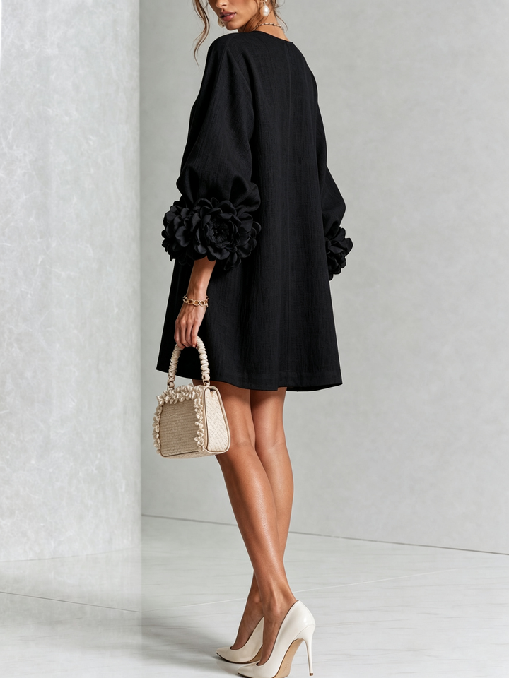 Janet | Floral Button-Down Mini Dress