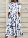 Nancy | Coastal Floral Midi Dress