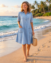 Brittany | Figure Flattering Denim Dress