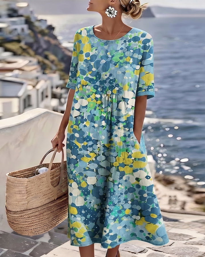 Clover | Floral Summer Midi Dress