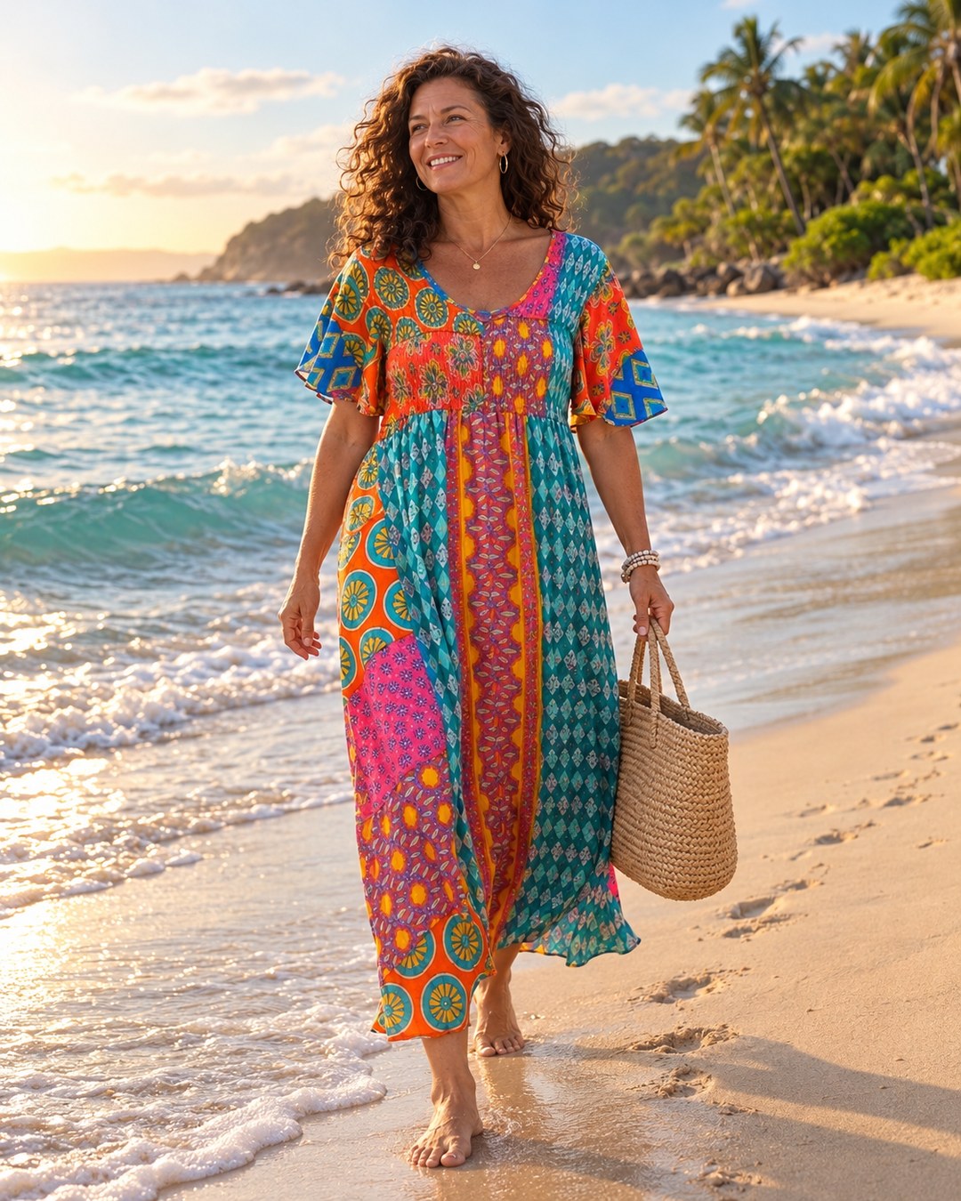Cindy dress on the beach